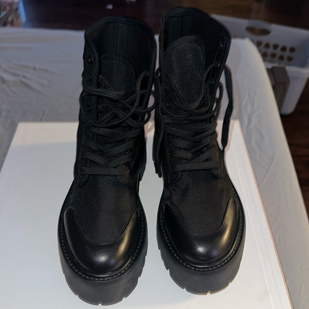 Celine Bulky Laced Up Boot